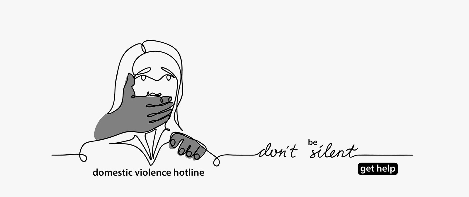 Domestic violence hotline - don't be silent